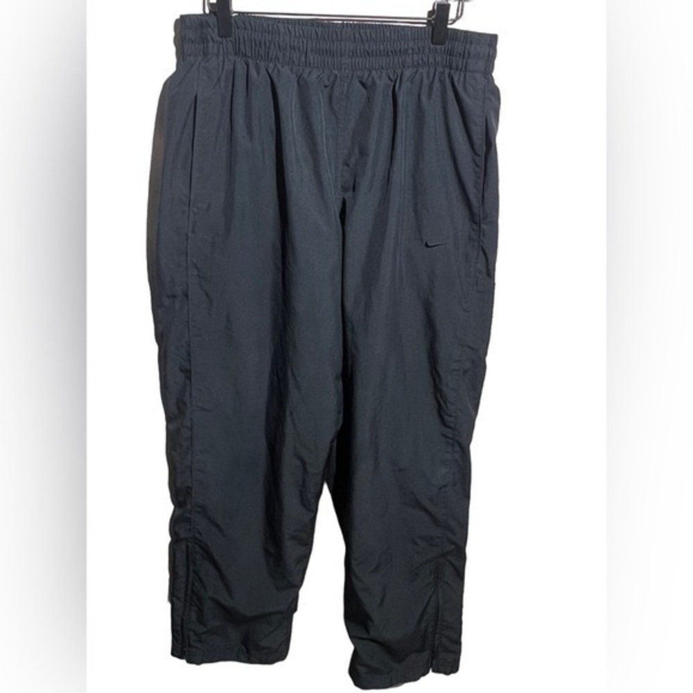 NIKE athletic department men’s swishy black athletic lined pants size xl